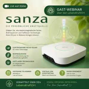 Sanza – Kostenfreies Live-Webinar  am 12.08.